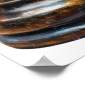 ヴィンテージのチェスの騎士駒 ポスター (角)