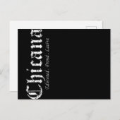 ヴィンテージのチカーナ教育を受けた誇り高いラティーナ卒業生 インビテーションポストカード (正面/裏面)