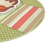 ヴィンテージのチョコレート・アイス・クリーム カッティングボード (角)