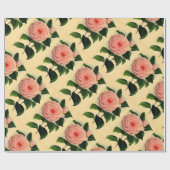 ヴィンテージのツバキ ラッピングペーパー (フラット)