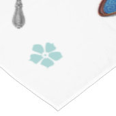 ヴィンテージのティーカップのテーブルクロス テーブルクロス (アングル)