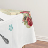 ヴィンテージのティーカップのテーブルクロス テーブルクロス (インサイチュ)