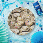 ヴィンテージのティーセットの使い捨て可能な紙皿 ペーパープレート (パーティー)