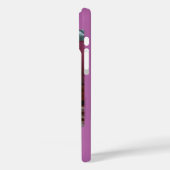 ヴィンテージのティーポットと花，紫，蘭，名前 Case-Mate iPhoneケース (裏面 / 左)