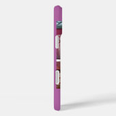 ヴィンテージのティーポットと花，紫，蘭，名前 Case-Mate iPhoneケース (裏面 / 右)