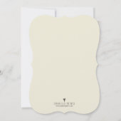 ヴィンテージのティーポットのベビーシャワーの招待状 招待状 (裏面)