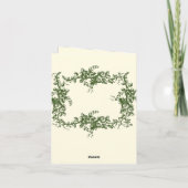 ヴィンテージのティーポットNotecard カード (裏面)