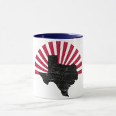 ヴィンテージのテキサス州の火炎信号のマグ マグカップ (中央)