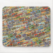 ヴィンテージのテキサス州の郵便はがきのマウスパッド マウスパッド (正面)