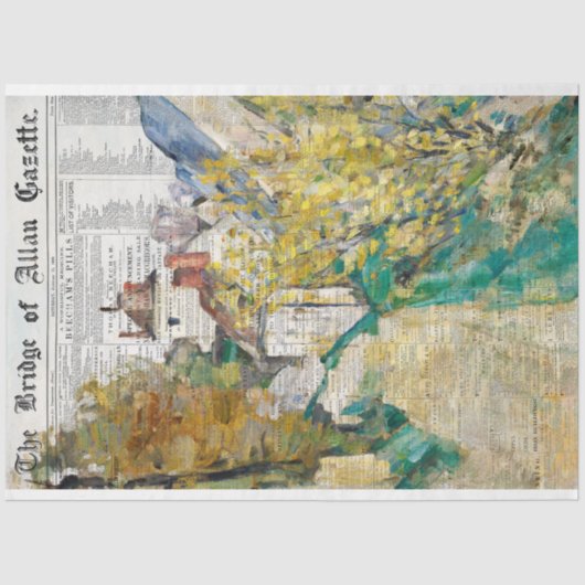 ヴィンテージのテクスチ素朴ャの切り離し 薄葉紙 (正面)