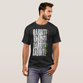 ヴィンテージのデイジーラビット Tシャツ (正面フル)