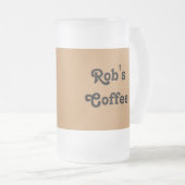 ヴィンテージのデザインのコーヒー・マグ フロストグラスビールジョッキ (正面右)