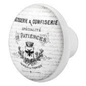 ヴィンテージのデザインのドアまたは引出しのハンドル セラミックノブ (右)