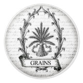 ヴィンテージのデザインのドアまたは引出しのハンドル セラミックノブ (正面)