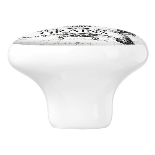 ヴィンテージのデザインのドアまたは引出しのハンドル セラミックノブ (側面)