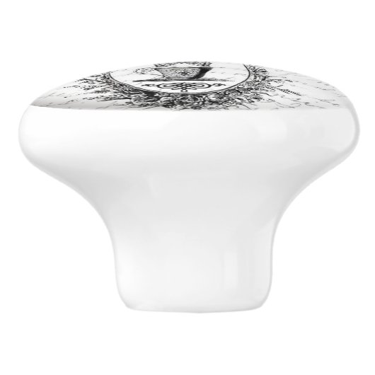 ヴィンテージのデザインのドアまたは引出しのハンドル セラミックノブ (側面)