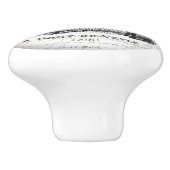 ヴィンテージのデザインのドアまたは引出しのハンドル セラミックノブ (側面)