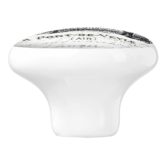 ヴィンテージのデザインのドアまたは引出しのハンドル セラミックノブ (側面)