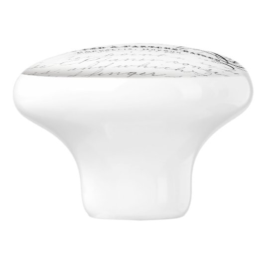 ヴィンテージのデザインのドアまたは引出しのハンドル セラミックノブ (側面)