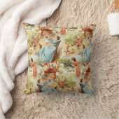 ヴィンテージのデザインの旧式のレトロ場面 クッション (ブランケット)