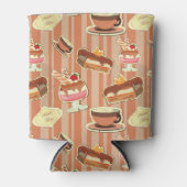 ヴィンテージのデザート付きカード 缶クーラー (正面)