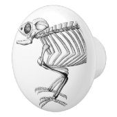 ヴィンテージのトカゲの骨組ノブ セラミックノブ (右)