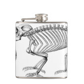 ヴィンテージのトカゲの骨組 フラスク (正面)