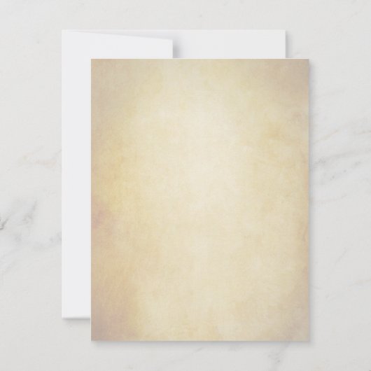 ヴィンテージのトスカナ式のワイナリーのブドウ園の結婚式招待状 招待状 (裏面)