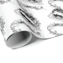 ヴィンテージのトナカイのクリスマスの包装紙