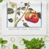 ヴィンテージのトマトの台所タオル キッチンタオル (折り畳み)