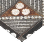 ヴィンテージのトライバルタパパターンFijiから テーブルクロス (アングル)