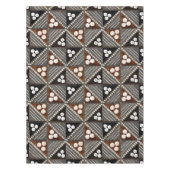 ヴィンテージのトライバルタパパターンFijiから テーブルクロス (正面)