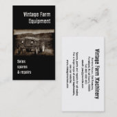 ヴィンテージのトラクターの名刺 名刺 (正面/裏面)