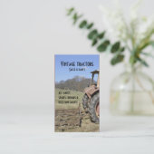 ヴィンテージのトラクターの名刺 名刺 (スタンド正面)