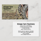 ヴィンテージのトラクターの名刺 名刺 (正面/裏面)