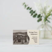 ヴィンテージのトラクターの名刺 名刺 (スタンド正面)