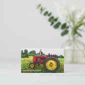 ヴィンテージのトラクターの農場の供給か国店 名刺 (スタンド正面)