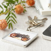 ヴィンテージのトラクター キーホルダー (側面)