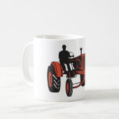 ヴィンテージのトラクター コーヒーマグカップ (正面左)