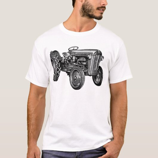 ヴィンテージのトラクター Tシャツ (正面)