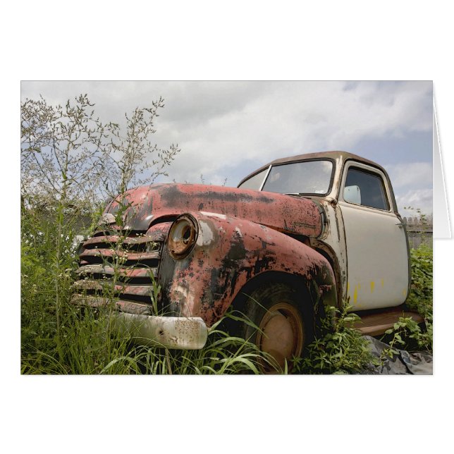 ヴィンテージのトラックカード (正面横)