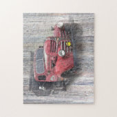 ヴィンテージのトラック ジグソーパズル (縦)