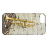 ヴィンテージのトランペットの電話箱 Case-Mate iPhoneケース (裏面(横))