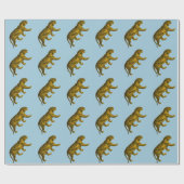 ヴィンテージのトラ ラッピングペーパー (フラット)