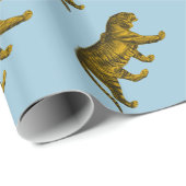 ヴィンテージのトラ ラッピングペーパー (ロールコーナー)