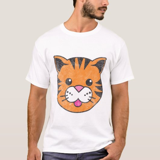 ヴィンテージのトラ Tシャツ (正面)