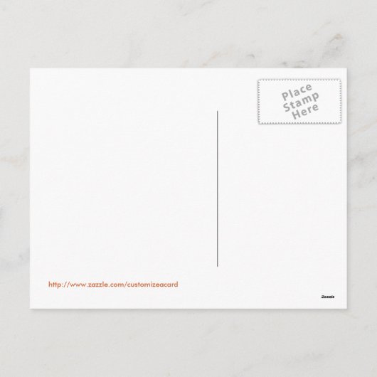 ヴィンテージのトルコ日のイラストレーションの感謝祭カード シーズンポストカード (裏面)