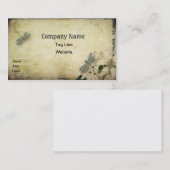 ヴィンテージのトンボの名刺のテンプレート 名刺 (正面/裏面)