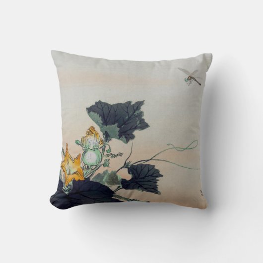 ヴィンテージのトンボ クッション (正面)