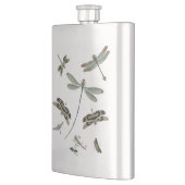 ヴィンテージのトンボ フラスク (左)